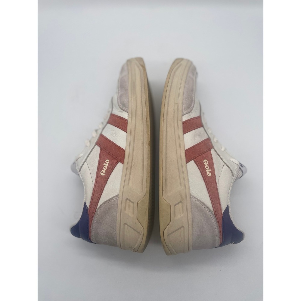 Gola Women's White Sneakers with Red and Blue Accents - Picture 4 of 10